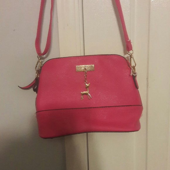Pink crossbody bag - Picture 2 of 5